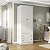 Guarda Roupa Fort em MDF 81,2x220,2cm com 2 Portas e 2 Gavetas - Imagem 1