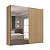 Guarda Roupa Trentino em MDF 242,3x230cm 2 Portas com Espelho - Imagem 12