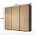 Guarda Roupa Veneto em 100% MDF 274,5x230cm 3 Portas 6 Gavetas - Imagem 14