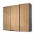 Guarda Roupa Veneto em 100% MDF 274,5x230cm 3 Portas de Correr 6 Gavetas - Imagem 2