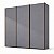Guarda Roupa Veneto em 100% MDF 274,5x230cm 3 Portas de Correr 6 Gavetas - Imagem 6