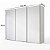 Guarda Roupa Veneto em 100% MDF 274,5x230cm 3 Portas de Correr 6 Gavetas - Imagem 16