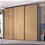 Guarda Roupa Veneto em 100% MDF 274,5x230cm 3 Portas de Correr 6 Gavetas - Imagem 1
