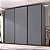 Guarda Roupa Veneto em 100% MDF 274,5x230cm 3 Portas de Correr 6 Gavetas - Imagem 5