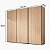 Guarda Roupa Veneto em 100% MDF 274,5x230cm 3 Portas de Correr 6 Gavetas - Imagem 12