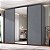 Guarda Roupa Veneto 3 Portas de Correr 274,5x230cm MDF com Espelho - Imagem 5