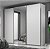 Guarda Roupa Veneto 3 Portas de Correr 274,5x230cm MDF com Espelho - Imagem 13