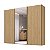 Guarda Roupa Veneto 3 Portas de Correr 274,5x230cm MDF com Espelho - Imagem 10