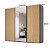 Guarda Roupa Veneto 3 Portas de Correr 274,5x230cm MDF com Espelho - Imagem 4
