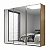 Guarda Roupa Veneto em MDF 3 Portas de Correr com Espelho 6 Gavetas 274,5x230cm - Imagem 10