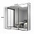 Guarda Roupa Veneto em MDF 3 Portas de Correr com Espelho 6 Gavetas 274,5x230cm - Imagem 4