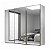 Guarda Roupa Veneto em MDF 3 Portas de Correr com Espelho 6 Gavetas 274,5x230cm - Imagem 2