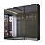 Guarda Roupa Veneto em MDF 274,5x230cm 3 Portas Reflectas com LED - Imagem 10