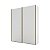 Guarda Roupa Veneto em MDF 183x230cm 2 Portas de Correr 3 Gavetas - Imagem 6