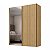 Guarda Roupa Veneto em MDF 183x230cm 2 Portas de Correr com Espelho - Imagem 6