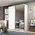 Guarda Roupa Veneto em MDF 183x230cm 2 Portas de Correr com Espelho - Imagem 13