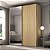 Guarda Roupa Veneto em MDF 183x230cm 2 Portas de Correr com Espelho - Imagem 5