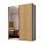 Guarda Roupa Veneto em MDF 183x230cm 2 Portas de Correr com Espelho - Imagem 2