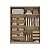 Guarda Roupa Veneto em MDF 183x230cm 2 Portas de Correr com Espelho - Imagem 7
