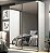 Guarda Roupa Veneto 183x230cm em MDF 2 Portas Espelhadas - Imagem 1