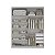 Roupeiro Veneto em MDF 183x230cm 2 Portas Reflecta com Led - Imagem 7