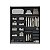 Roupeiro Veneto em MDF 183x230cm 2 Portas Reflecta com Led - Imagem 15