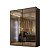 Roupeiro Veneto em MDF 183x230cm 2 Portas Reflecta com Led - Imagem 10