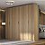 Guarda Roupa Ravi em 100% MDF 240x232,2cm 6 Portas 4 Gavetas com Led - Imagem 1