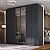 Guarda Roupa Ravi 100% MDF 240x232,2cm 6 Portas e Reflecta com LED - Imagem 5