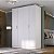 Guarda Roupa Ravi em MDF 160,5x232,2cm 4 Portas 2 Gavetas - Imagem 9