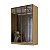Guarda Roupa Ravi em MDF 4 Portas Reflecta 160,5x232,2cm - Imagem 6