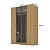 Roupeiro Ravi em MDF 160,5x232,2cm 4 Portas com Reflecta - Imagem 4