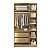 Guarda Roupa Ravi 100% MDF 3 Portas 2 Gavetas 120,5x232,2cm com LED - Imagem 3