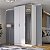 Roupeiro Ravi em MDF 3 Portas com Reflecta 120,5x232,2cm - Imagem 9