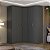 Guarda Roupa Modulado Ravi em MDF 164x232,2cm 5 Portas - Imagem 1