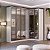 Roupeiro Modulado Ravi em MDF 243,5x232,2cm 6 Portas Reflecta - Imagem 13