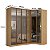 Roupeiro Modulado Ravi em MDF 243,5x232,2cm 6 Portas Reflecta - Imagem 9