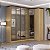 Roupeiro Modulado Ravi em MDF 6 Portas Reflecta 243,5x232,2cm - Imagem 8