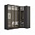 Roupeiro Modulado Ravi em 100% MDF 6 Portas Reflecta 243,5cm com LED - Imagem 2