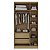 Roupeiro Modulado Ravi em MDF 243,5x232,2cm 8 Portas Reflecta - Imagem 12