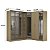 Roupeiro Modulado Ravi em MDF 8 Portas Reflecta 243,5x232,2cm - Imagem 9