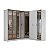 Roupeiro Modulado Ravi em MDF 8 Portas Reflecta 243,5x232,2cm - Imagem 14