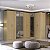 Roupeiro Modulado Ravi em MDF 9 Portas Reflecta 323x232,2cm - Imagem 1
