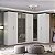 Roupeiro Modulado Ravi em MDF 9 Portas Reflecta 323x232,2cm - Imagem 7