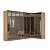 Roupeiro Modulado Ravi em MDF 323x232,2cm 9 Portas Reflecta - Imagem 8