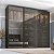 Guarda Roupa Bari em MDF 273x230cm 3 Portas Reflecta com Led - Imagem 6