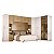 Roupeiro Modulado Ravi em MDF 414,5x232,2cm 12 Portas Reflecta - Imagem 2