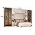 Roupeiro Modulado Ravi MDF 414,5cm 10 Portas Reflecta com Led - Imagem 2