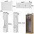 Roupeiro Modulado Ravi MDF 414,5cm 10 Portas Reflecta com Led - Imagem 3