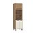 Torre Quente de Cozinha Havana 65x220cm com 4 Portas em MDP - Imagem 2